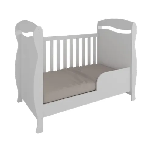 Berço Americano Júnior Mini Cama 3 em 1 Branco